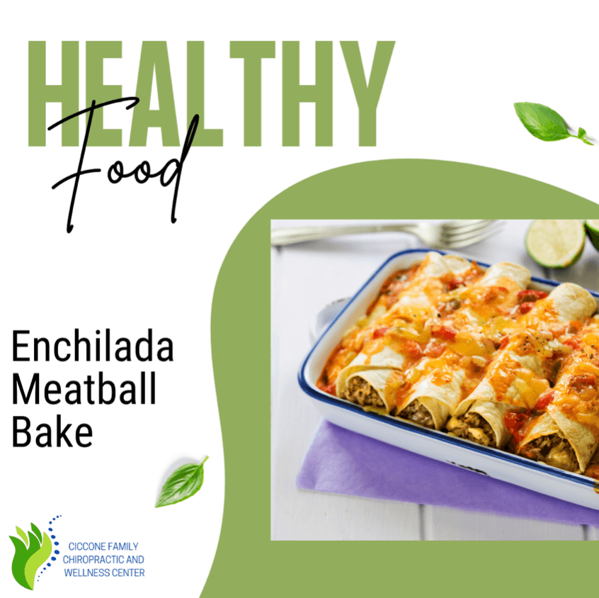 Enchilada Meatball Bake