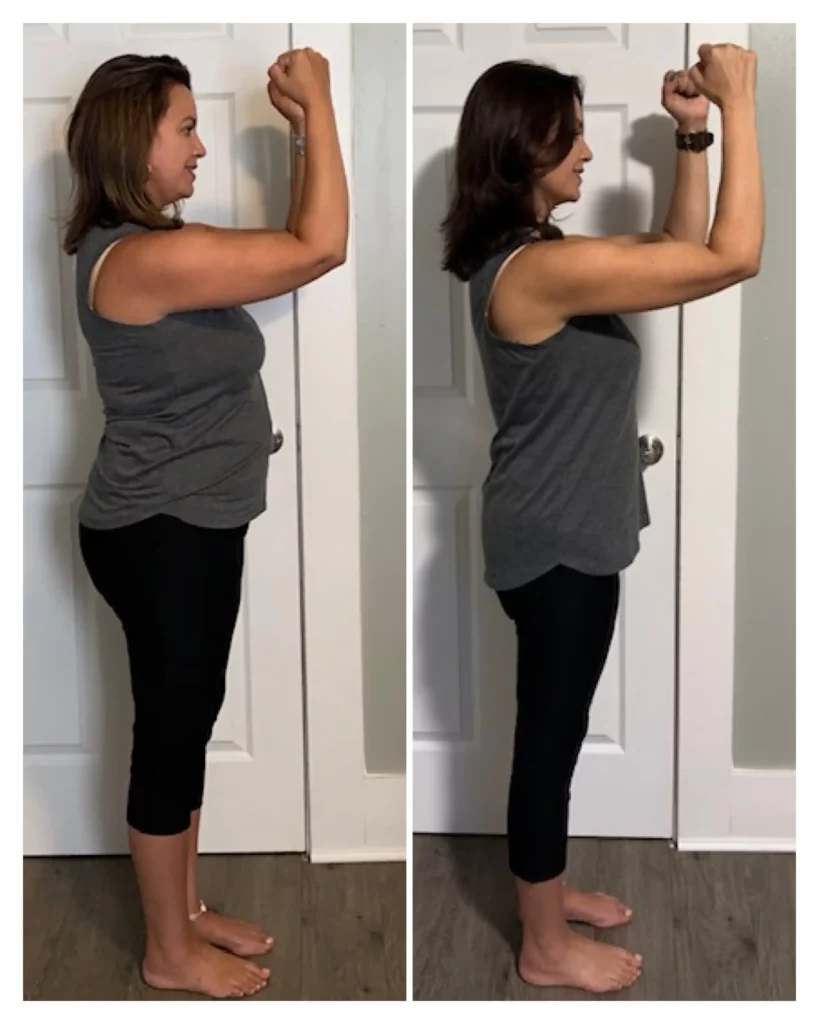 Yeydi before and after weight loss side view