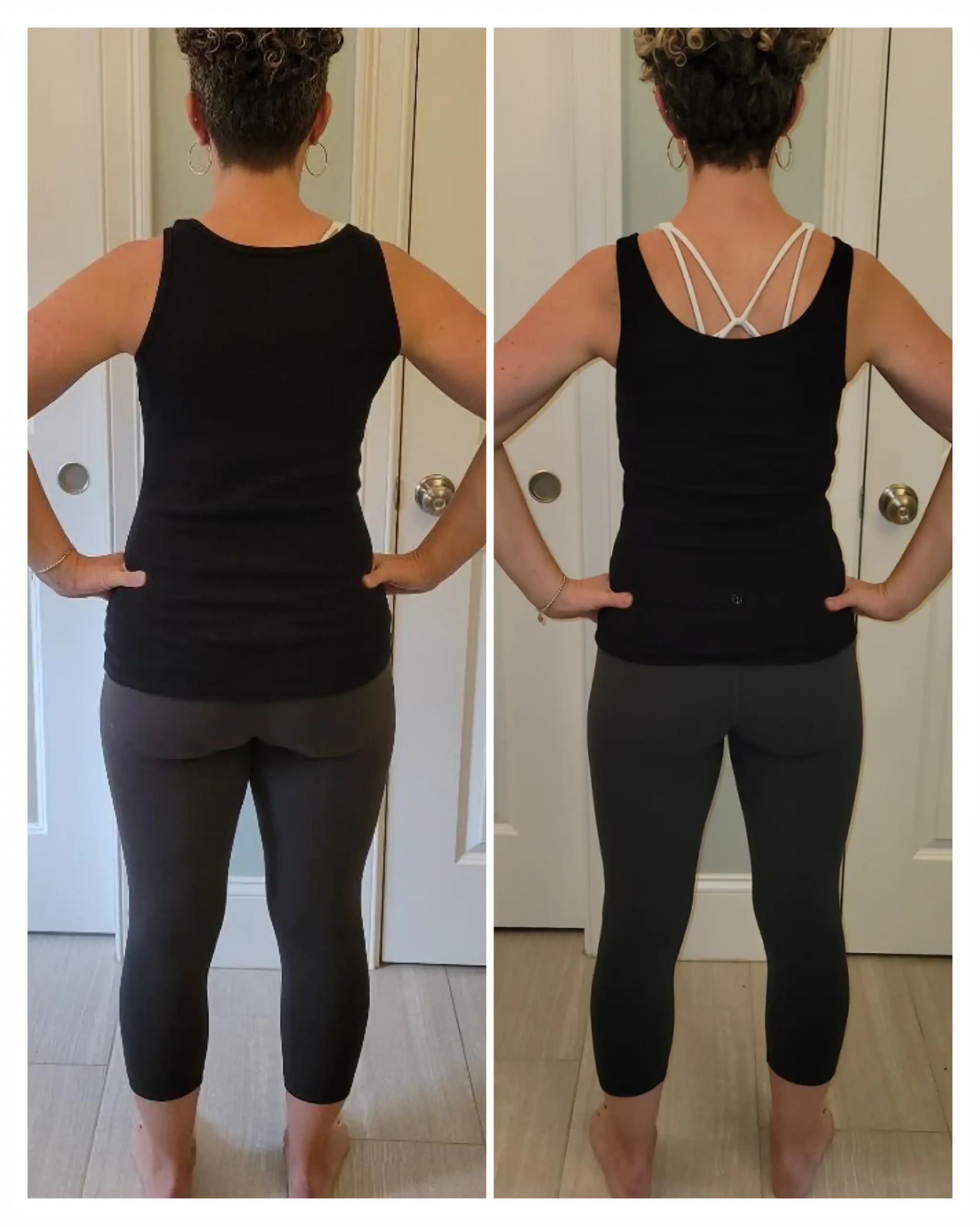 Tara Before & After Weight Loss back view