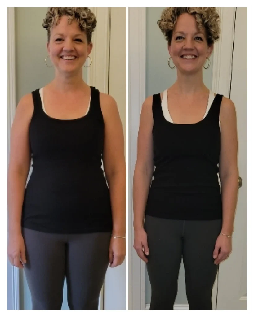Tara Before & After Weight Loss front view
