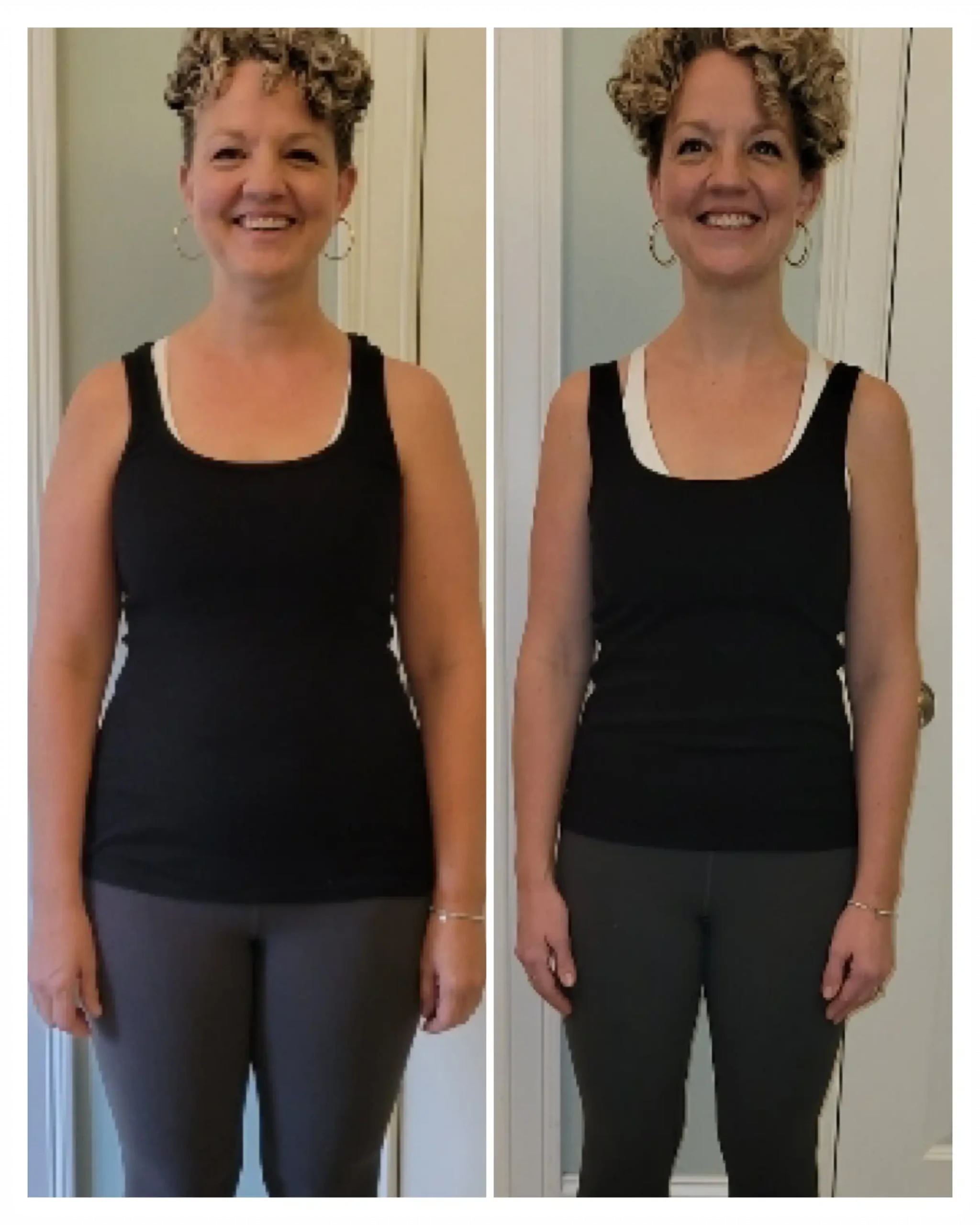 Tara Before & After Weight Loss front view