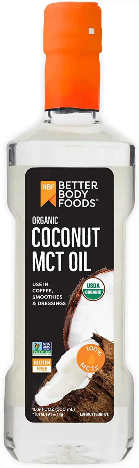BetterBody Foods' Organic Coconut 100% MCT Oil