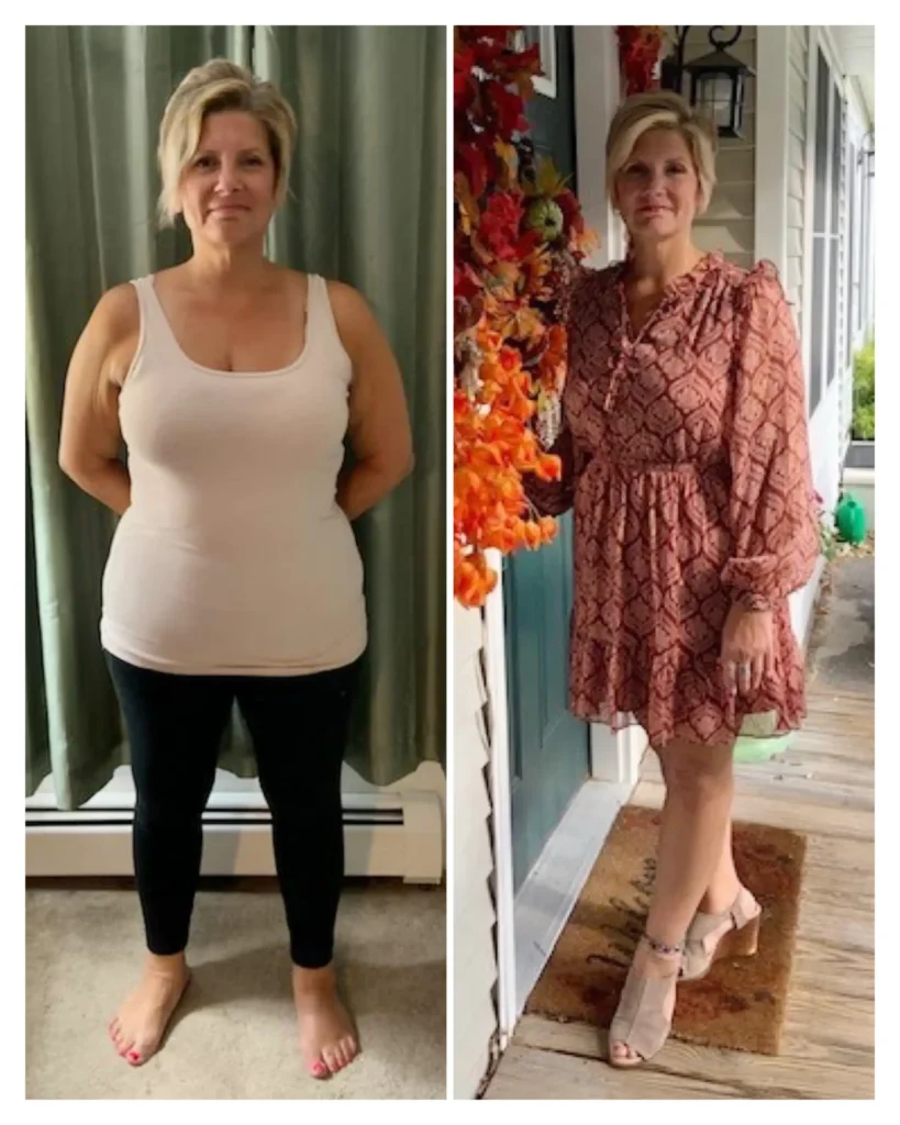 Patty before and after weight loss