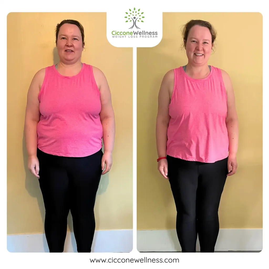 AnnMarie before and after weight loss