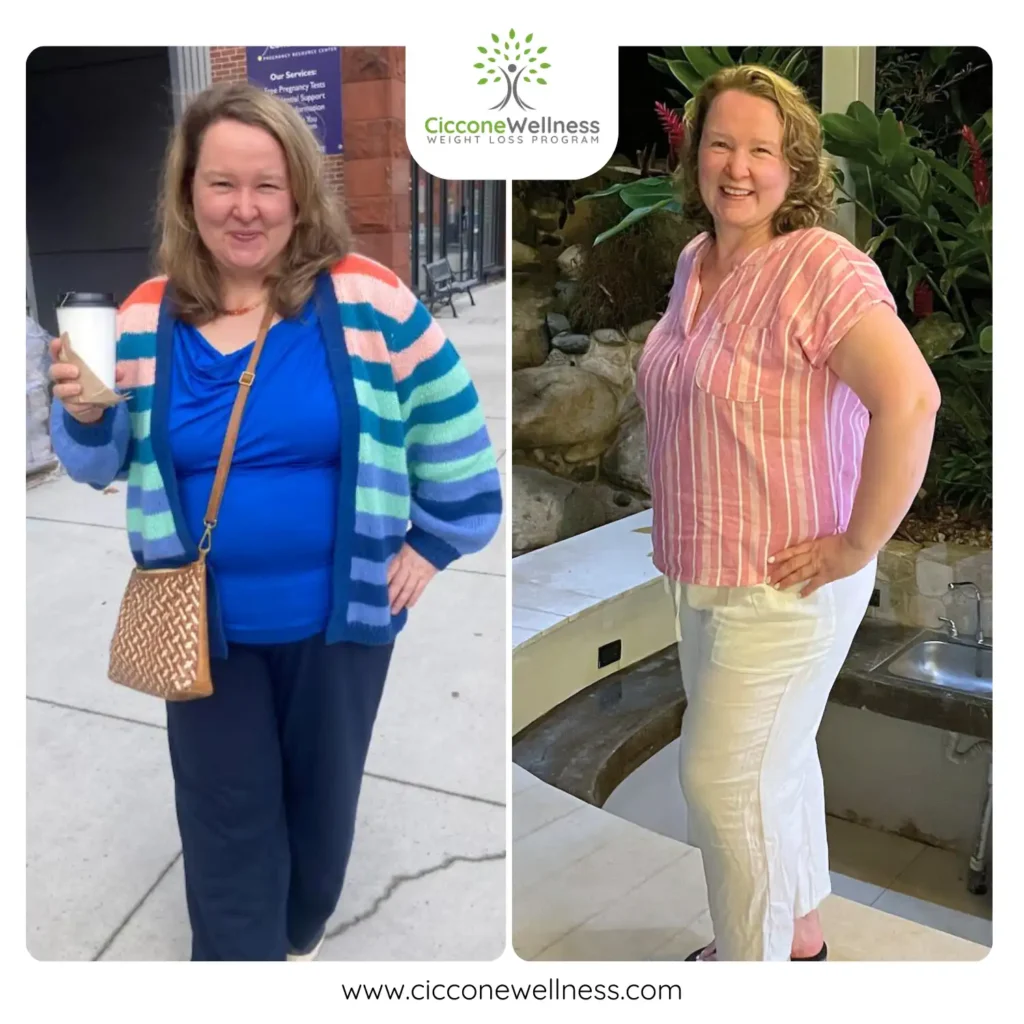 AnnMarie before and after weight loss