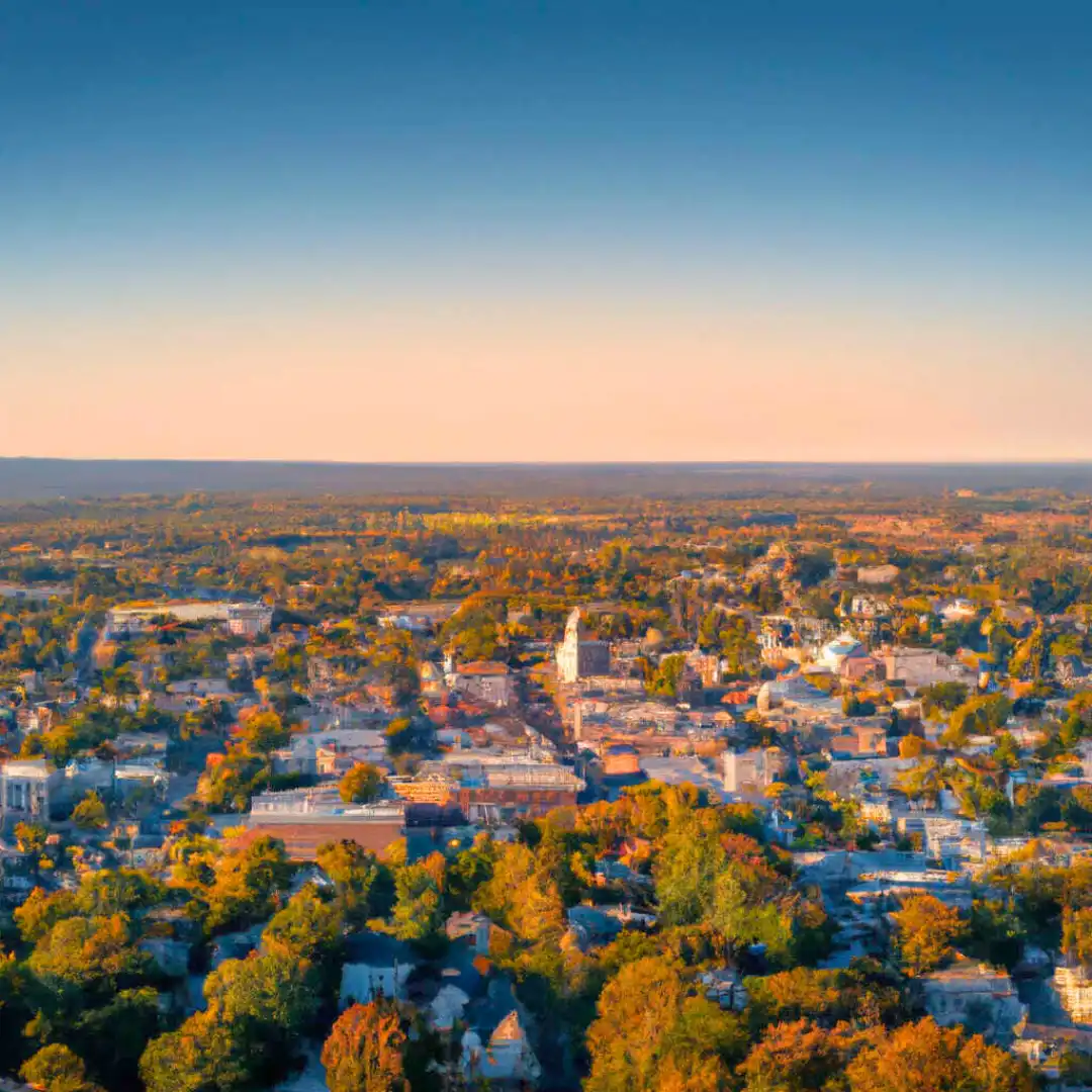 Leominster MA aerial view