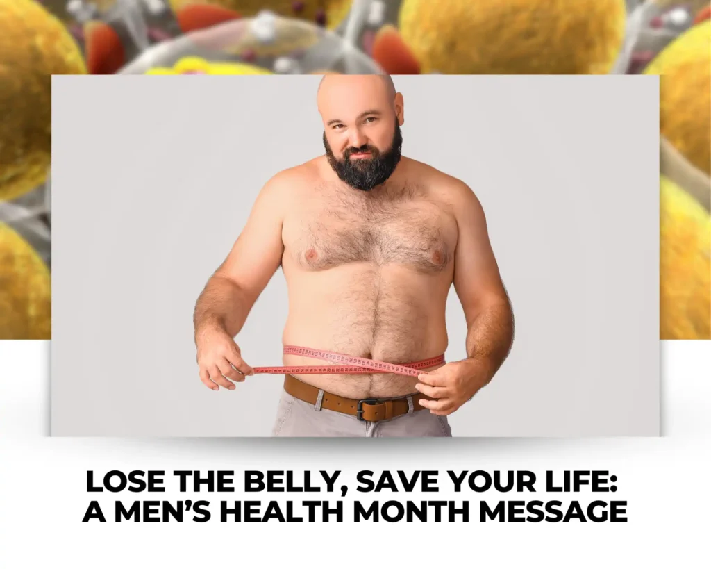 man with measuring tape around waist